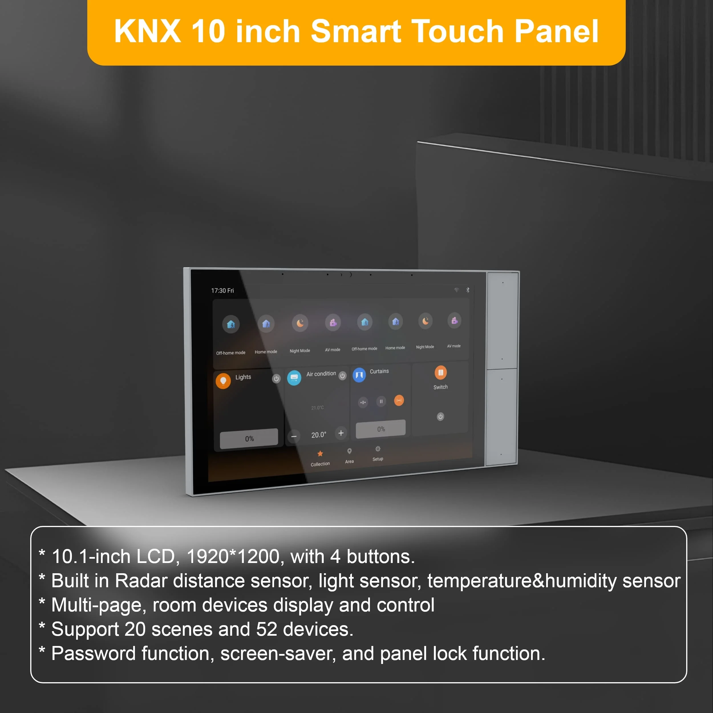 Smart Home Switch - 2026 Smart Touch Panel for Bus
