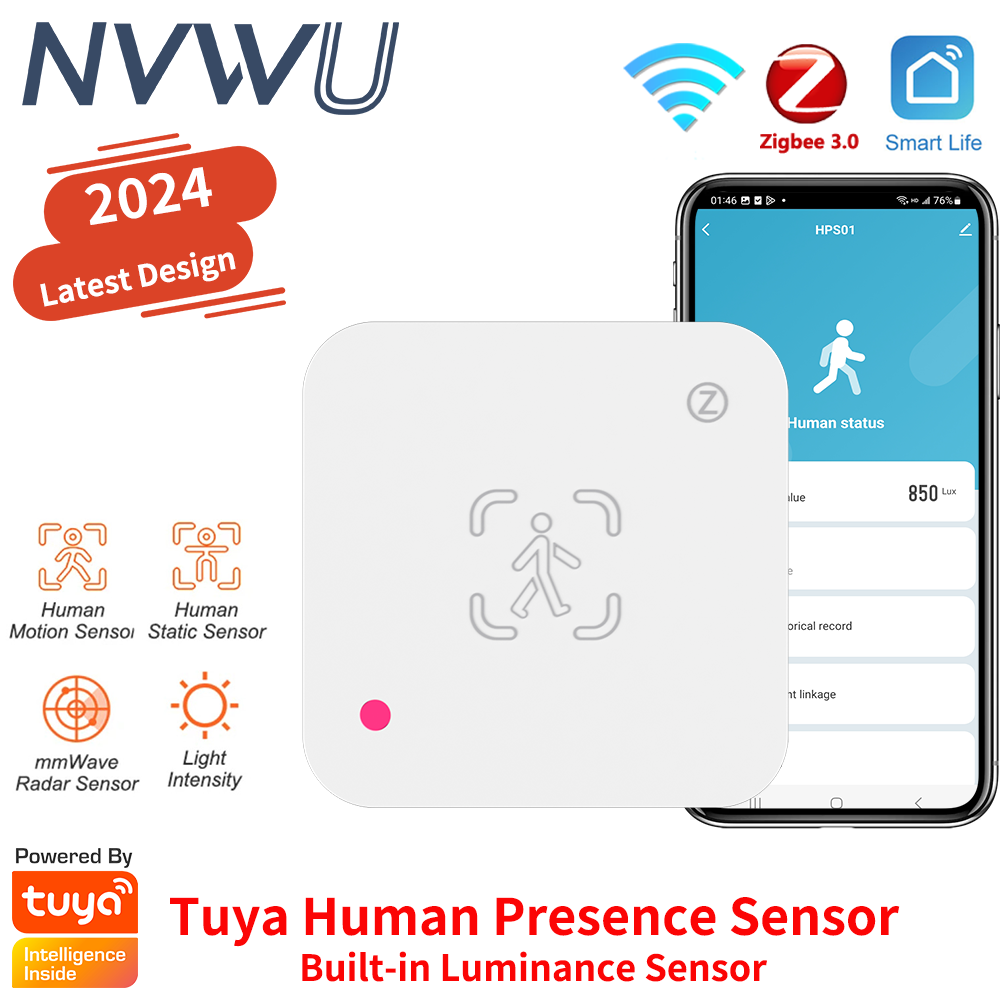 Smart Home Google Assistant - Tuya Zigbee WiFi Human Presence Sensor