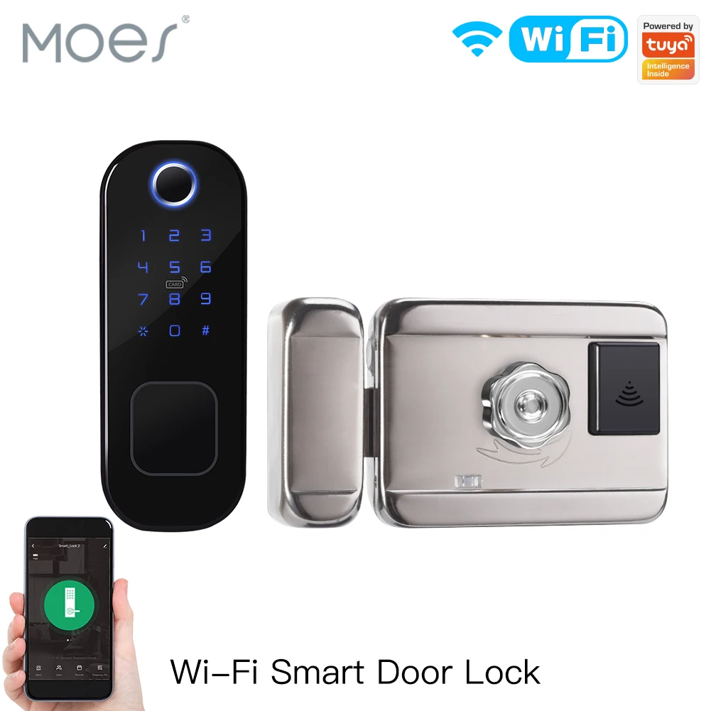 Smart Home Moes - MOES WiFi Tuya Smart Lock Door