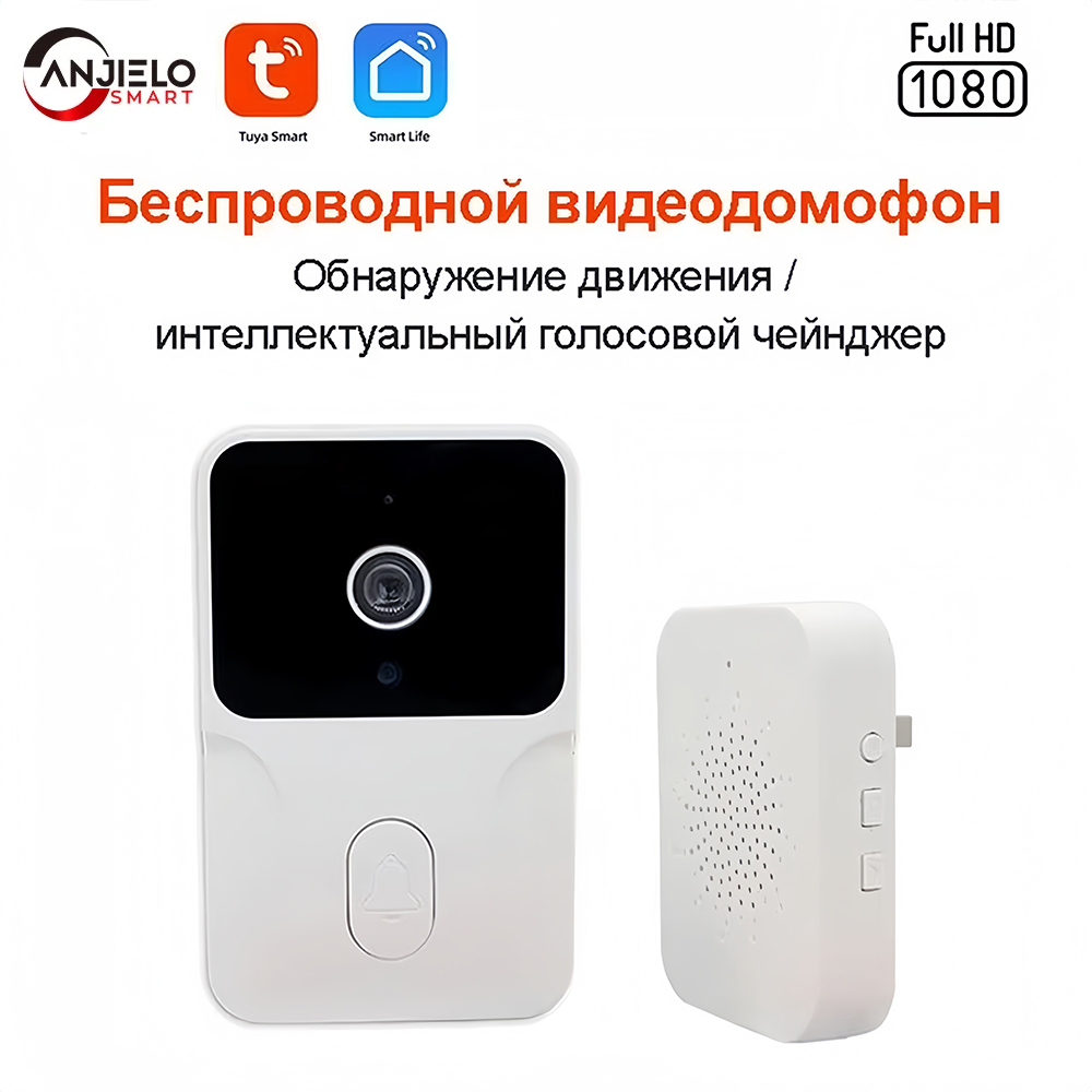 Smart Home Video Doorbell App - ANJIELO SMART 1080P WiFi Video Doorbell,