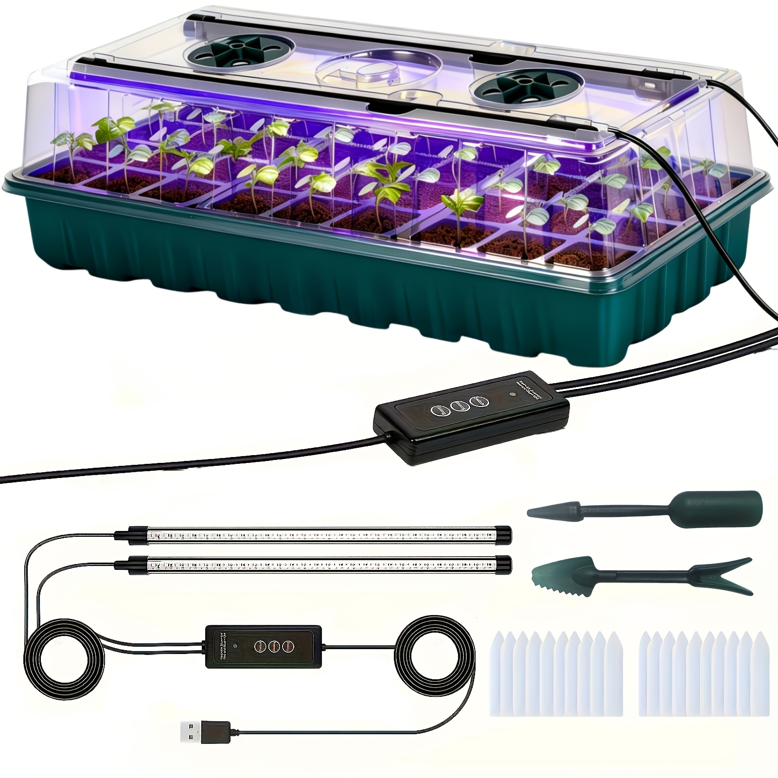 Smart Home Lighting - High Dome Seedling Propagation Tray Kit
