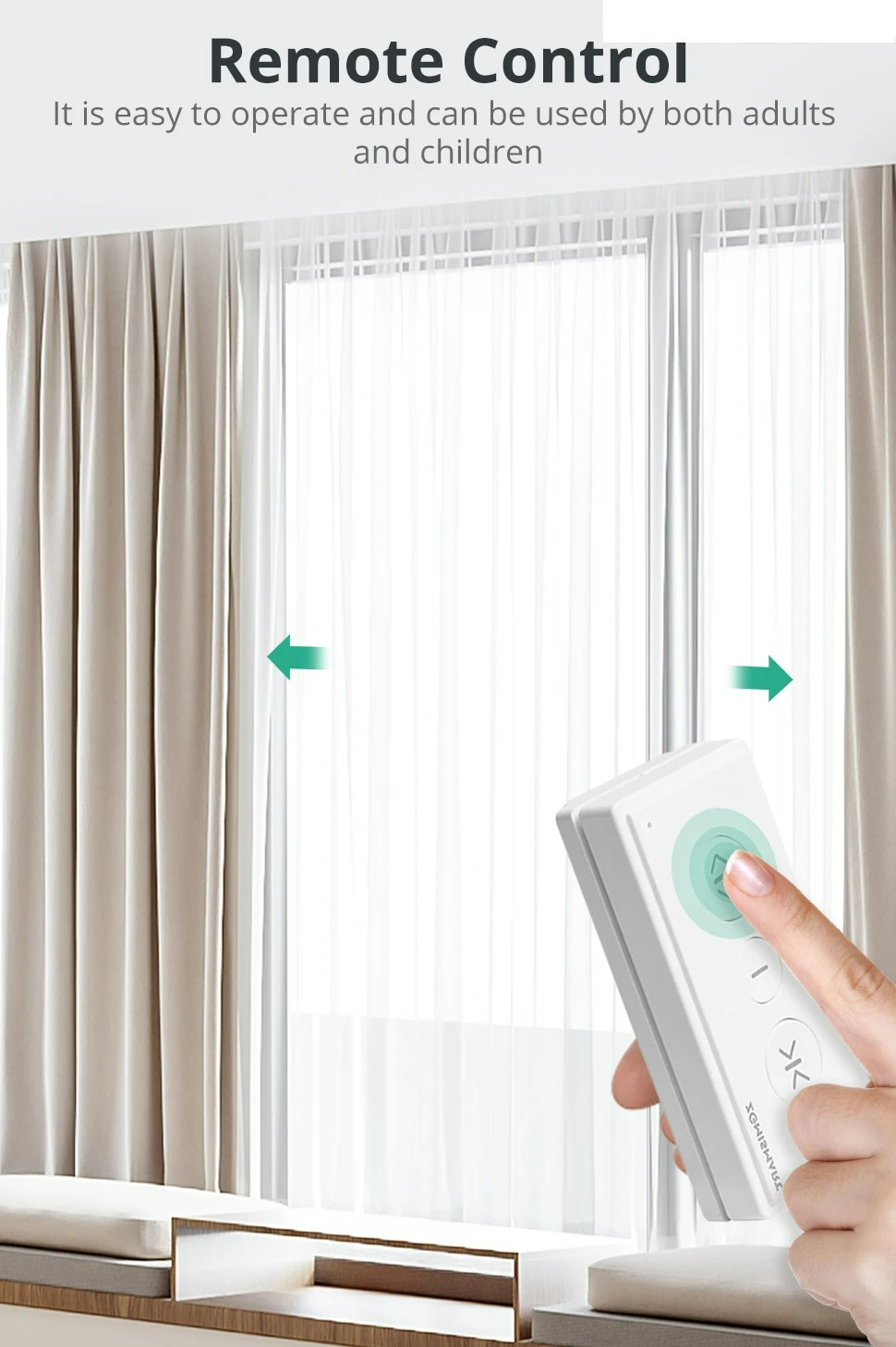 Smart Home For Pc - Automatic Curtain System Compatible with Matter