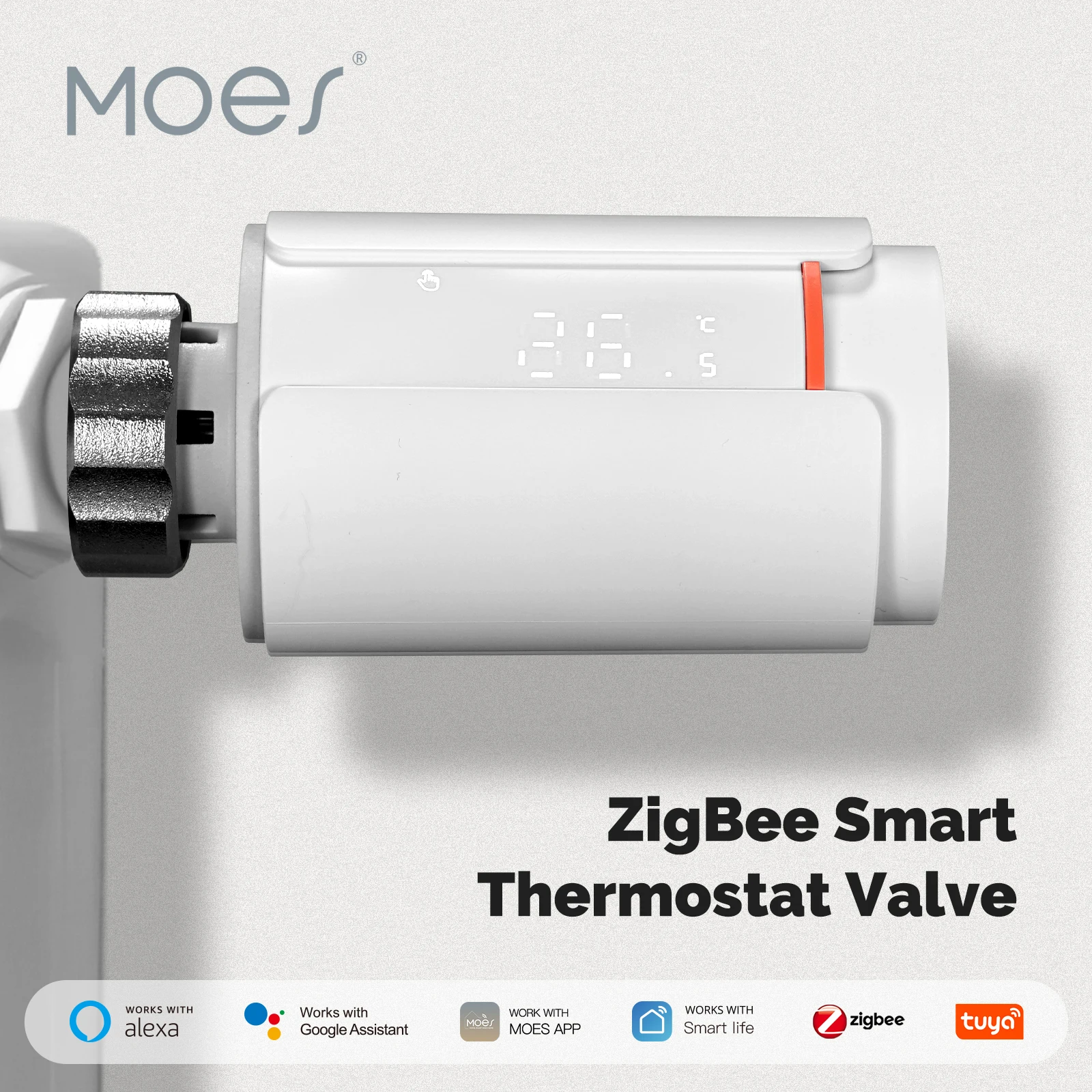 Smart Home Moes - MOES Tuya Smart ZigBee Thermostatic Radiator