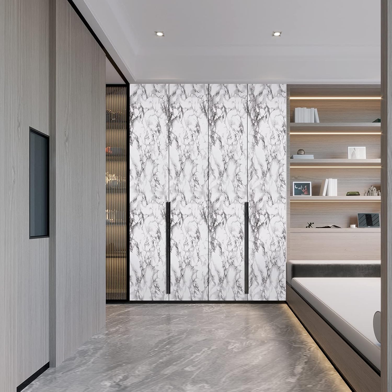 Marble Kitchen Oil-Proof Film  – Smart Home Film recenzja i cena