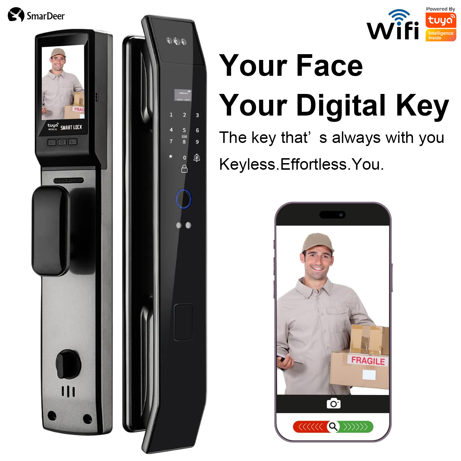 SmaerDeer Smart lock with Came – Video Doorbell recenzja i cena