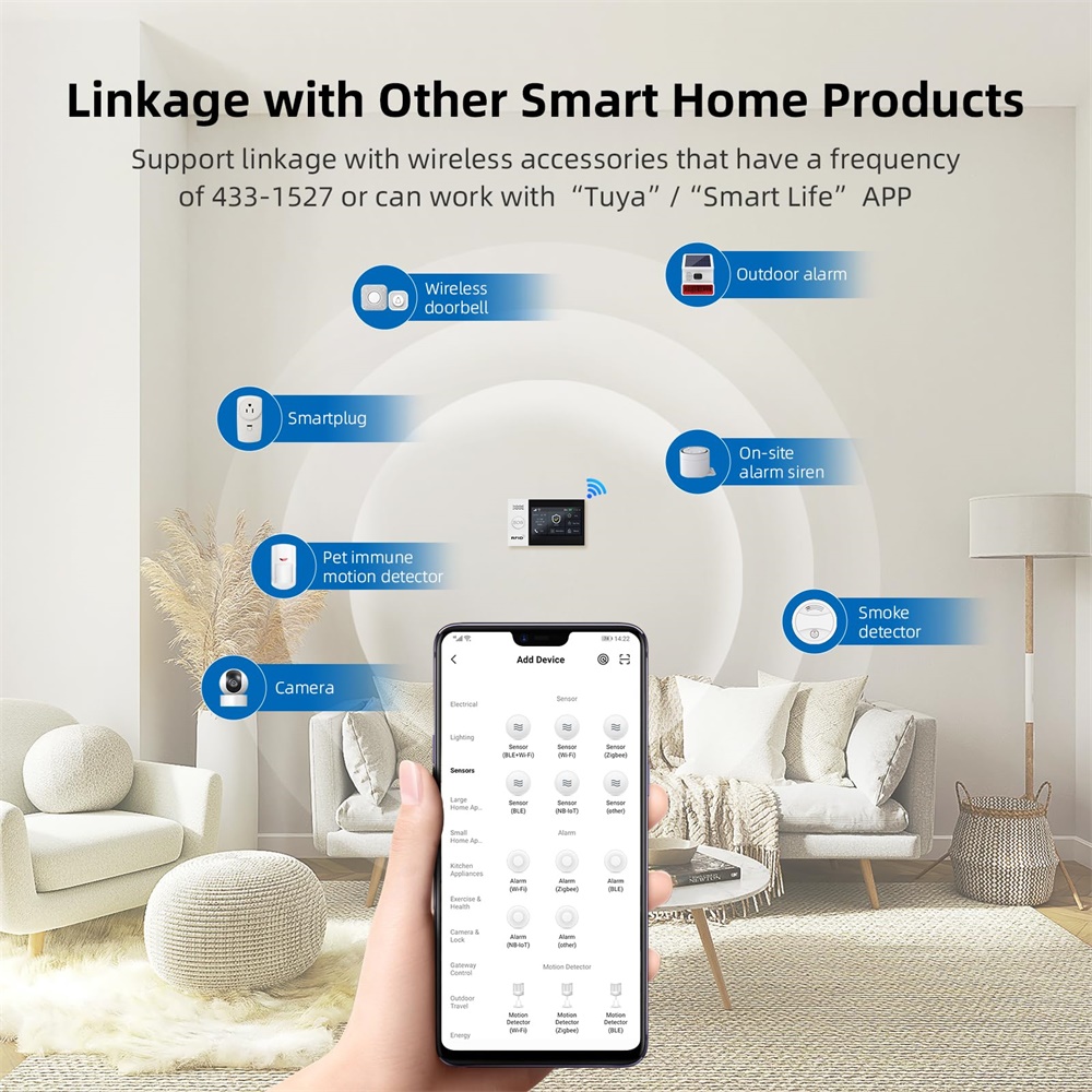 2.4G WIFI Smart GSM Alarm Syst – Home Automation Kit recenzja i cena