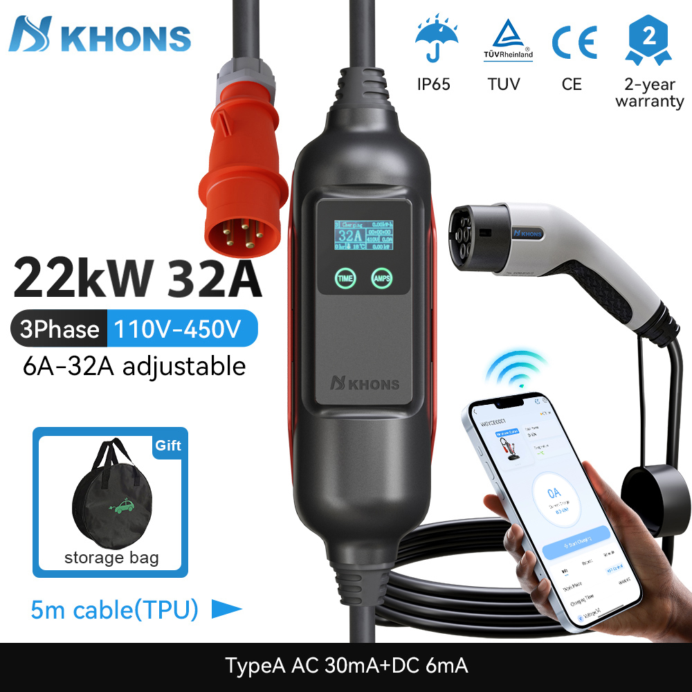 Khons Portable EV Charger Type – Smart Home For Pc recenzja i cena