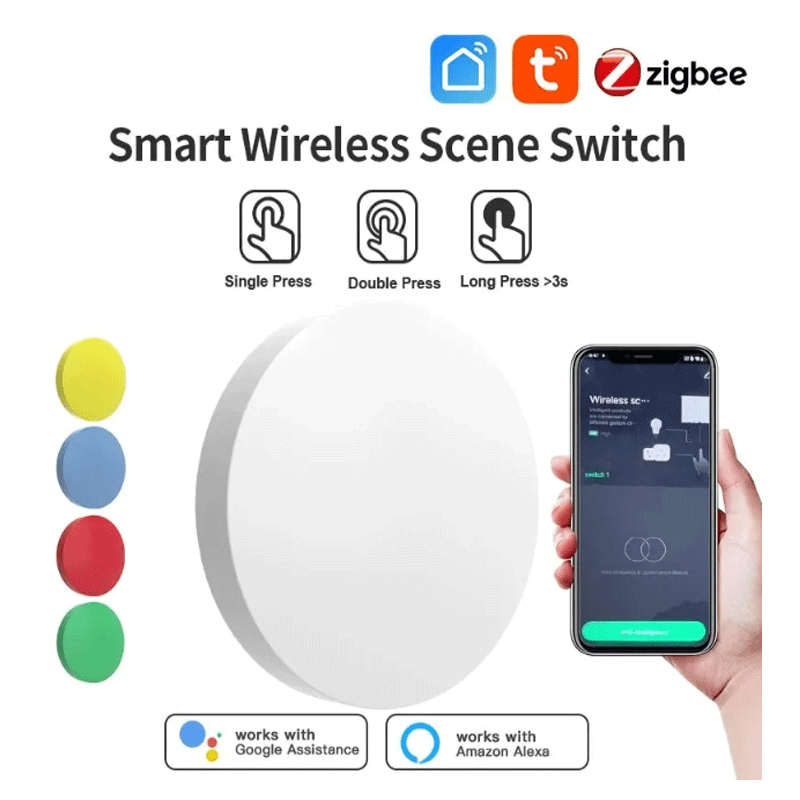 Tuya ZigBee Smart Wireless But – Smart Home Google Assistant recenzja i cena