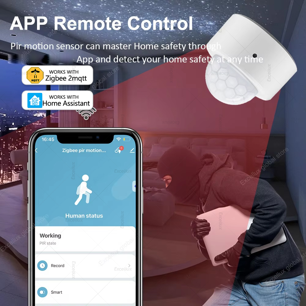 ZigBee PIR Motion Sensor Mini  – Smart Home Security recenzja i cena