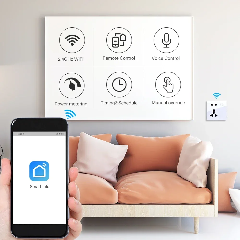 Customized Smart WiFi Wall Soc – Smart Home Wiz recenzja i cena