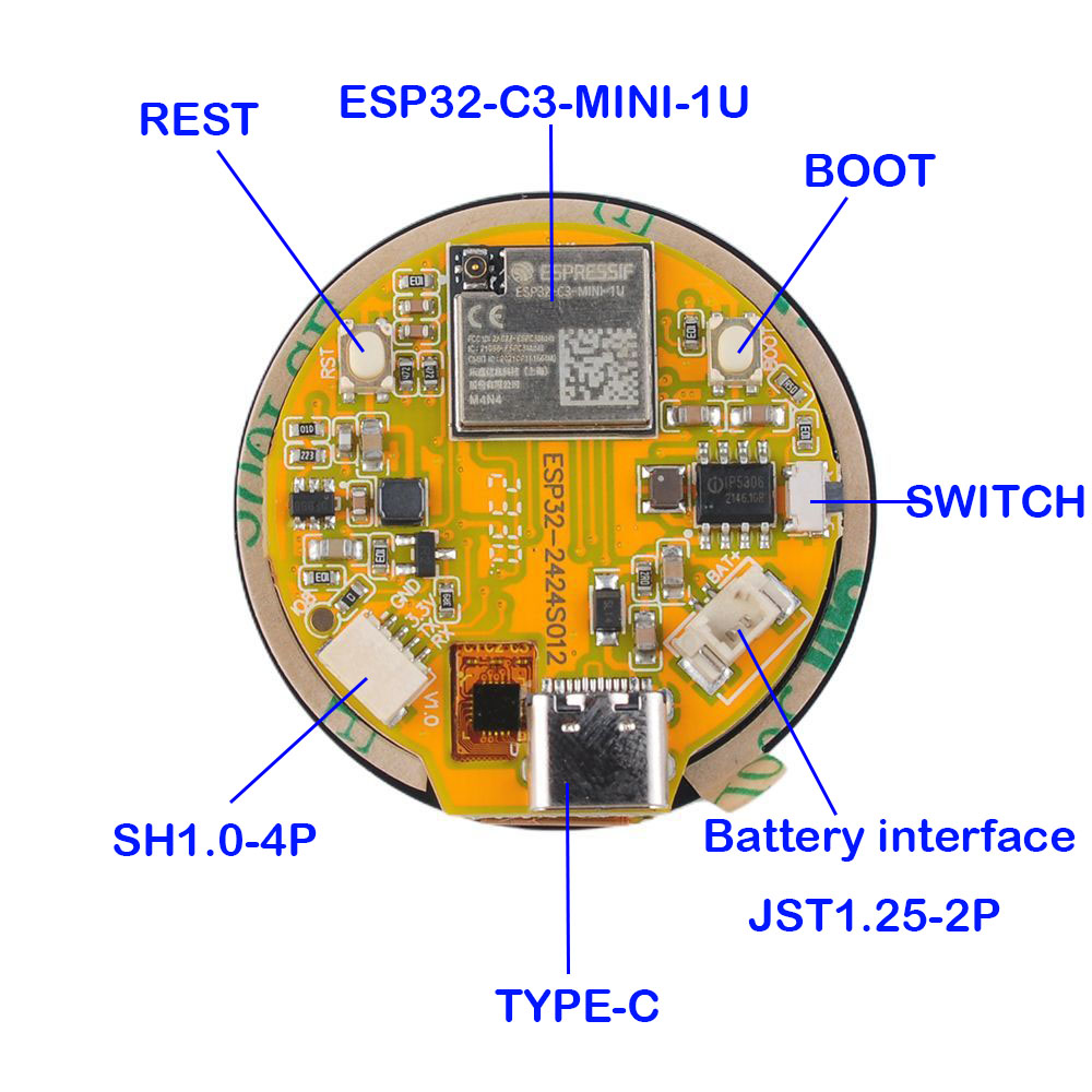 ESP32 Display 1.28 inch ESP32- – Smart Home Iot recenzja i cena