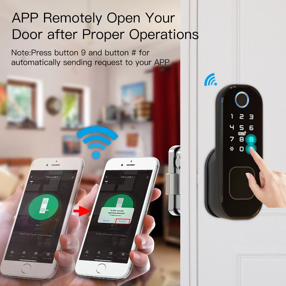 MOES WiFi Tuya Smart Lock Door – Smart Home Moes recenzja i cena