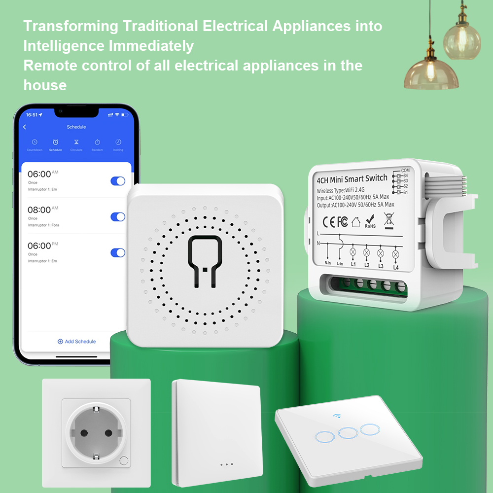 Tuya WiFi Smart Switch 1/2/3/4 – Smart Home Wiz recenzja i cena