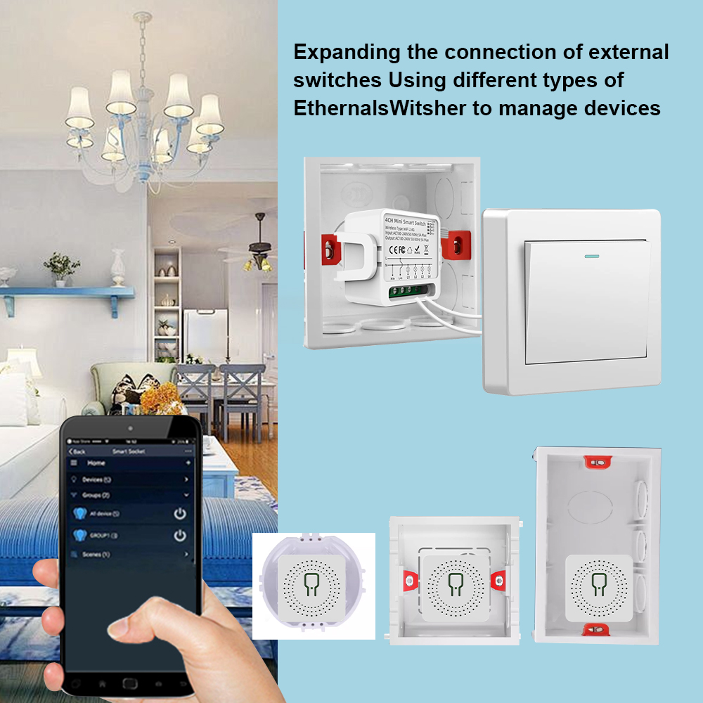 Tuya WiFi Smart Switch 1/2/3/4 – Smart Home Wiz recenzja i cena