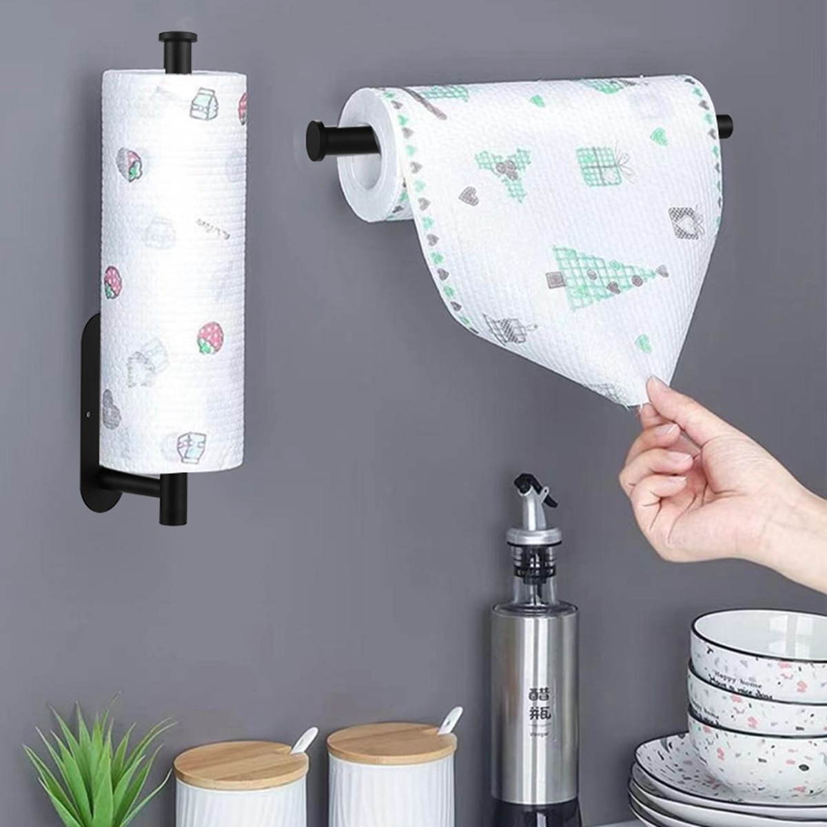 Adhesive Kitchen Paper Holder  – Smart Home Film recenzja i cena