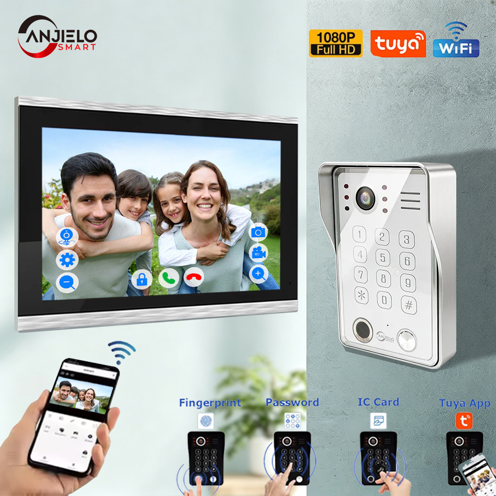 ANJIELO 5in1 Fingerprint Unloc – Smart Home Video Doorbell App recenzja i cena