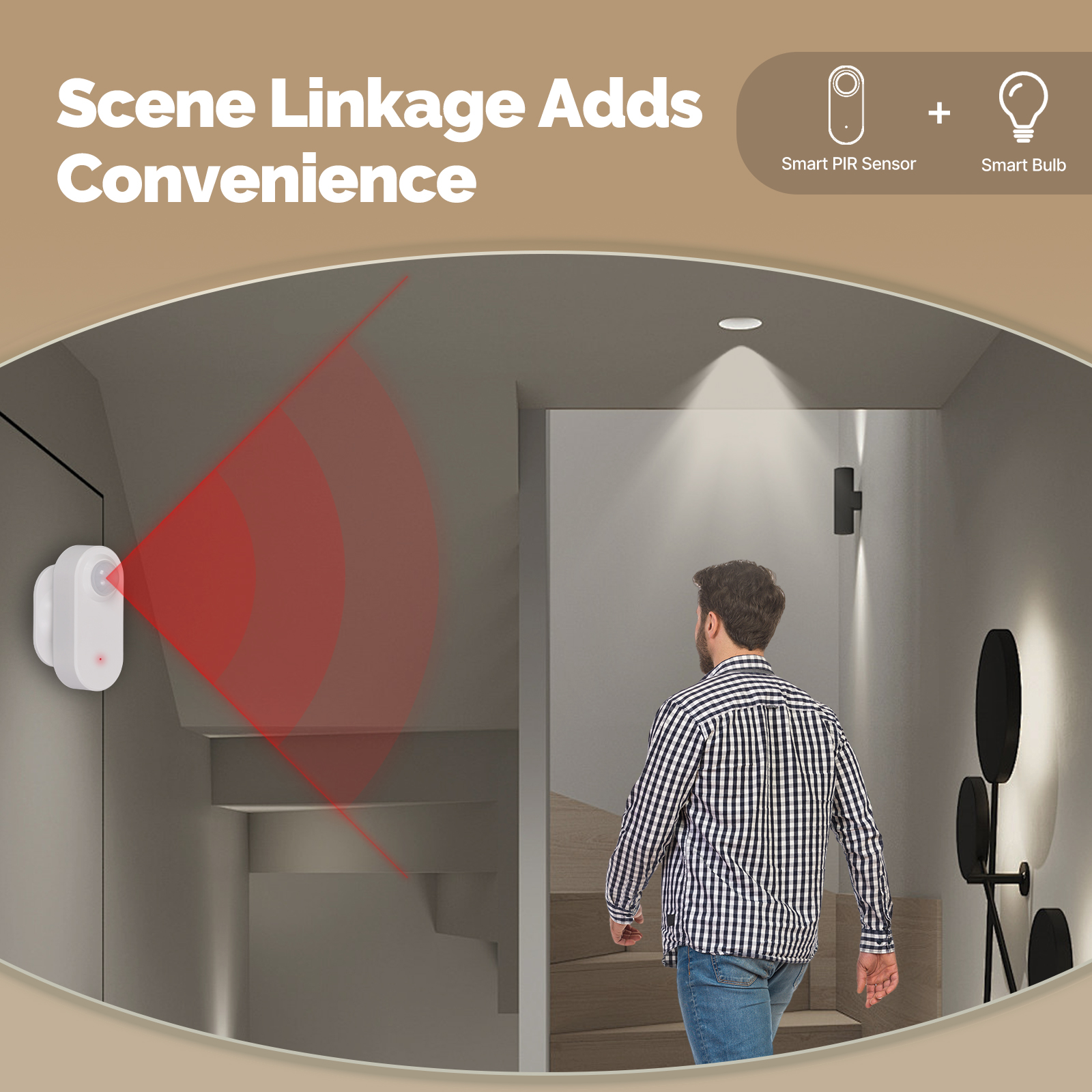 MOES Zigbee Motion Sensor,Wire – Smart Home Moes recenzja i cena