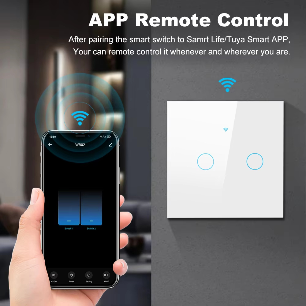 WiFi RF 433mhz Touch Wall Ligh – Smart Home Switch recenzja i cena
