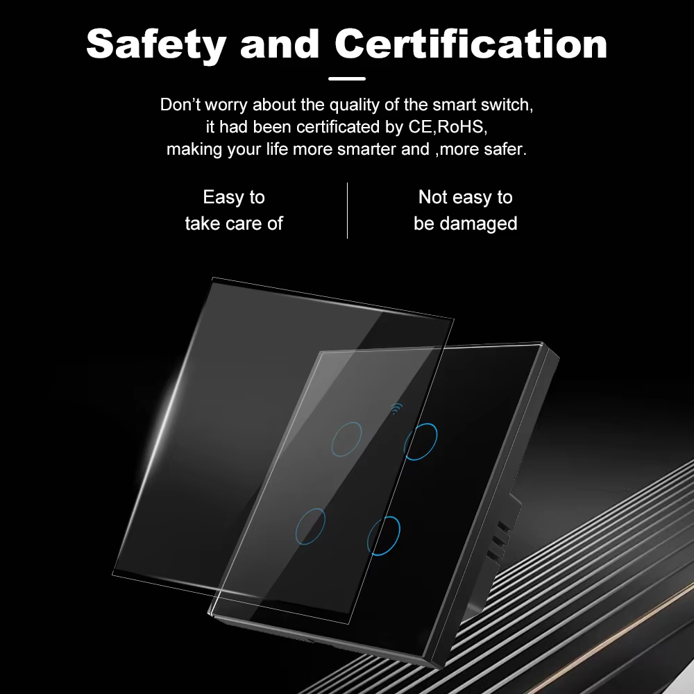 WiFi RF 433mhz Touch Wall Ligh – Smart Home Switch recenzja i cena