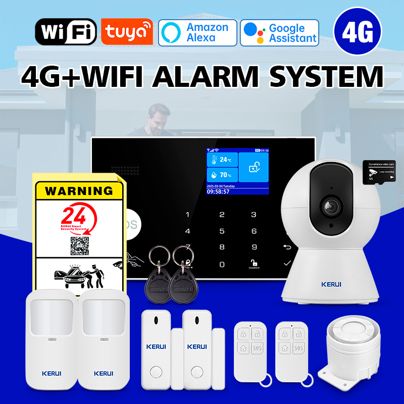 KERUI WiFi+4G Home Alarm with  – Smart Home Keyboard recenzja i cena