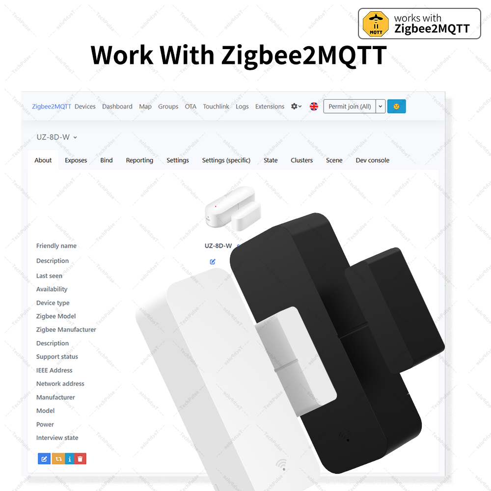 Zigbee 3.0 Door Window Sensor  – Smart Home Zentrale recenzja i cena