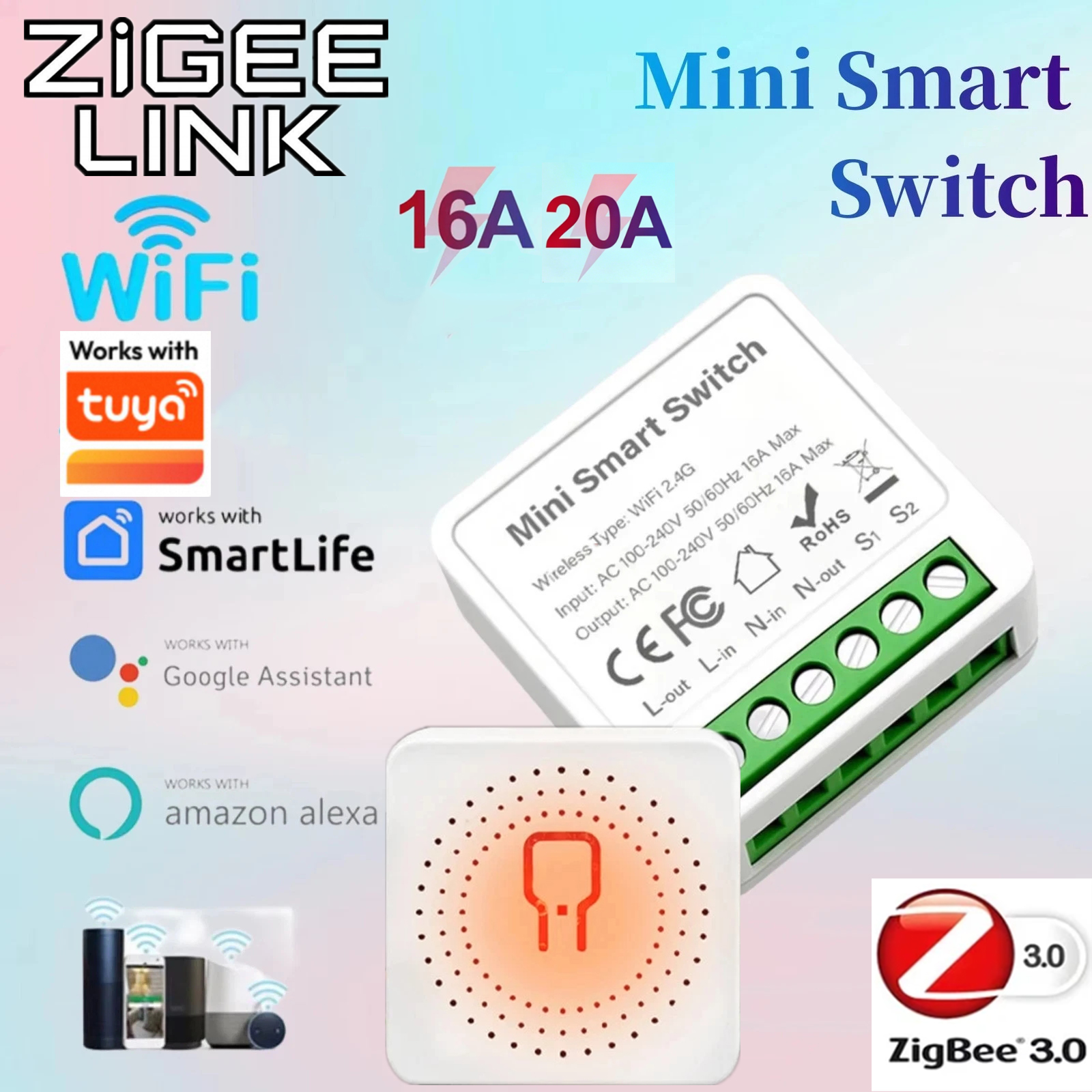 For Tuya Mini Smart WiFi Switc – Smart Home Wiz recenzja i cena