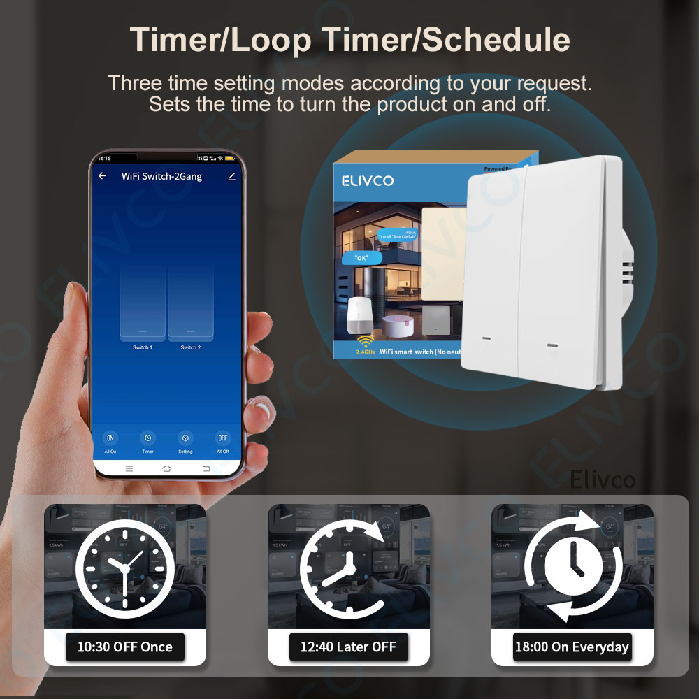 Tuya Wifi Smart Switch No Neut – Smart Home Lighting recenzja i cena