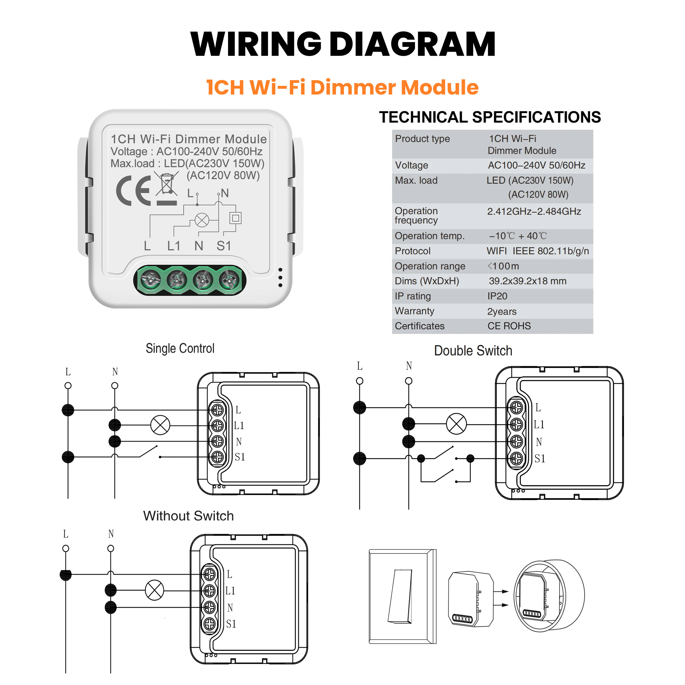 GIRIER Tuya Smart WiFi ZigBee  – Smart Home Switch recenzja i cena