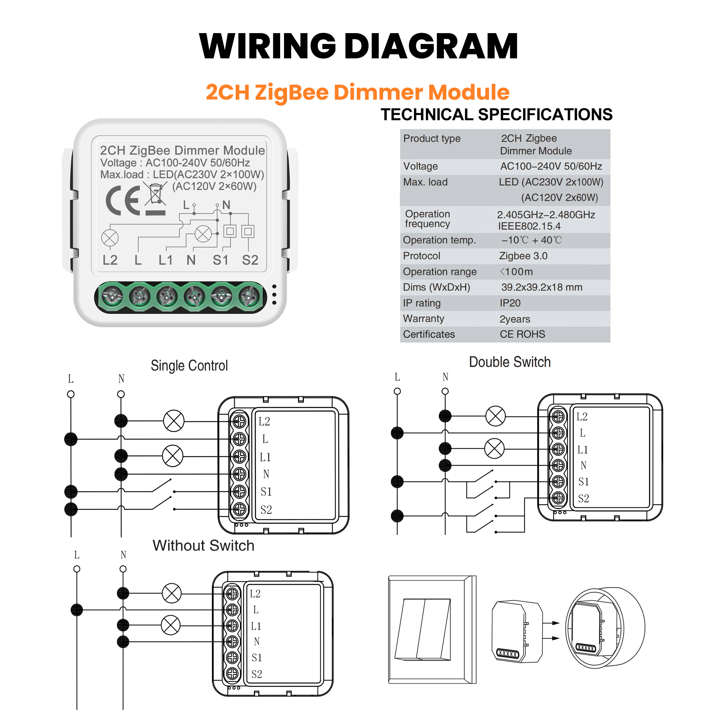 GIRIER Tuya Smart WiFi ZigBee  – Smart Home Switch recenzja i cena