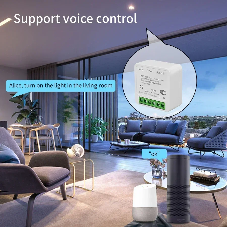 Tuya WiFi Smart Switch Module  – Smart Home Google Assistant recenzja i cena