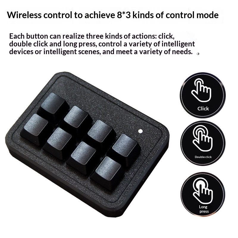 8-Button MIini Keyboard Remote – Smart Home Keyboard recenzja i cena