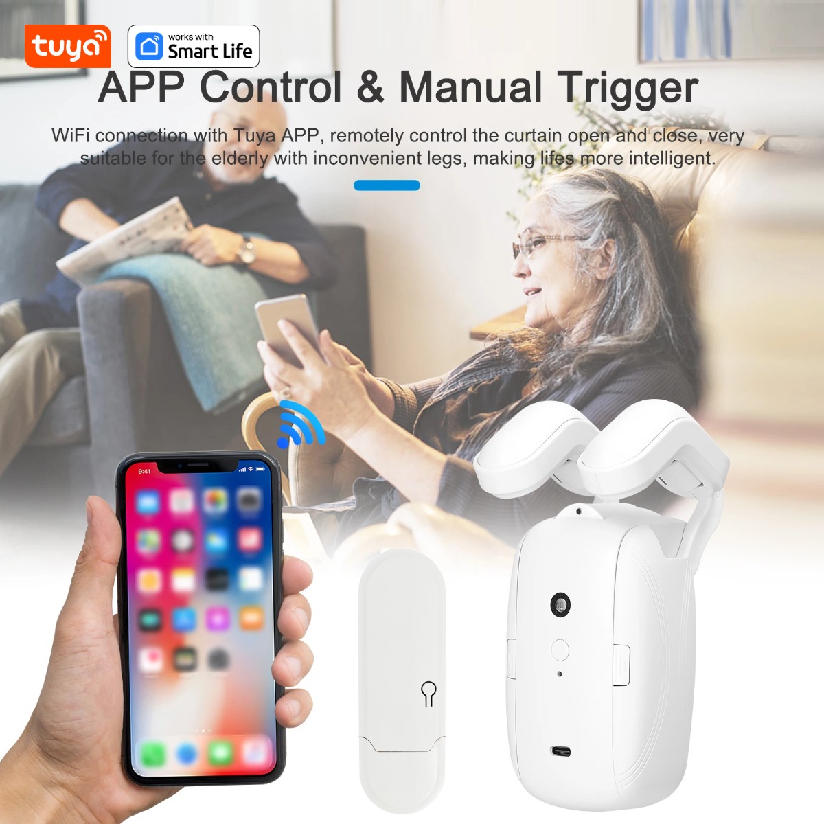 1/2PCS Tuya Smart WiFi Curtain – Smart Home Zentrale recenzja i cena