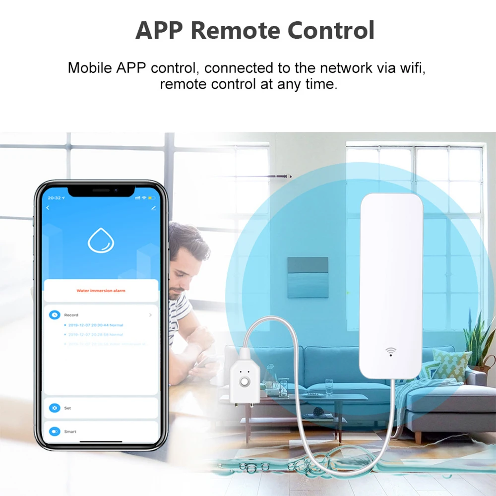 Tuya WiFi Zigbee Water Sensor  – Smart Home Green recenzja i cena