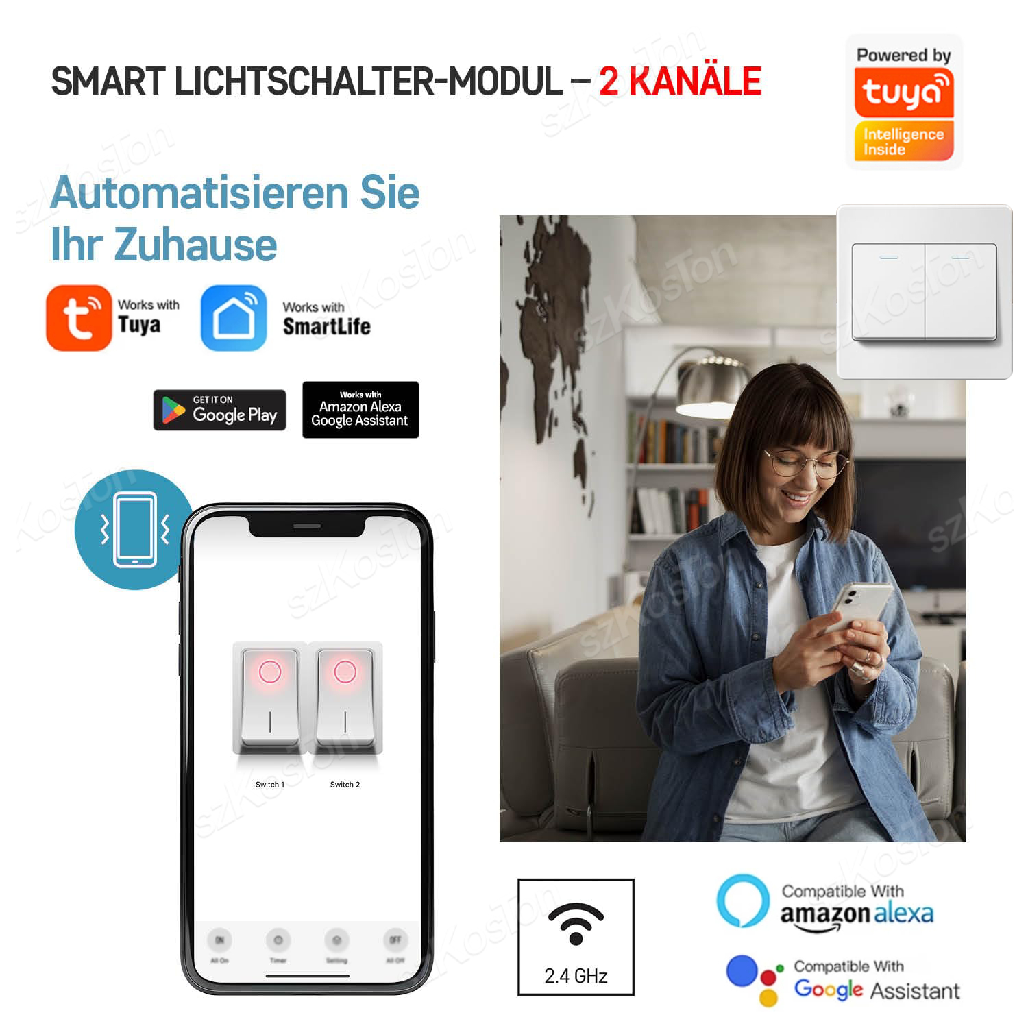 16A Tuya WiFi Smart Switch Mod – Smart Home Wiz recenzja i cena