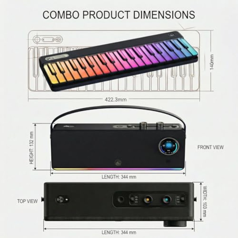 Smart Digital Piano Combo for  – Smart Home Keyboard recenzja i cena