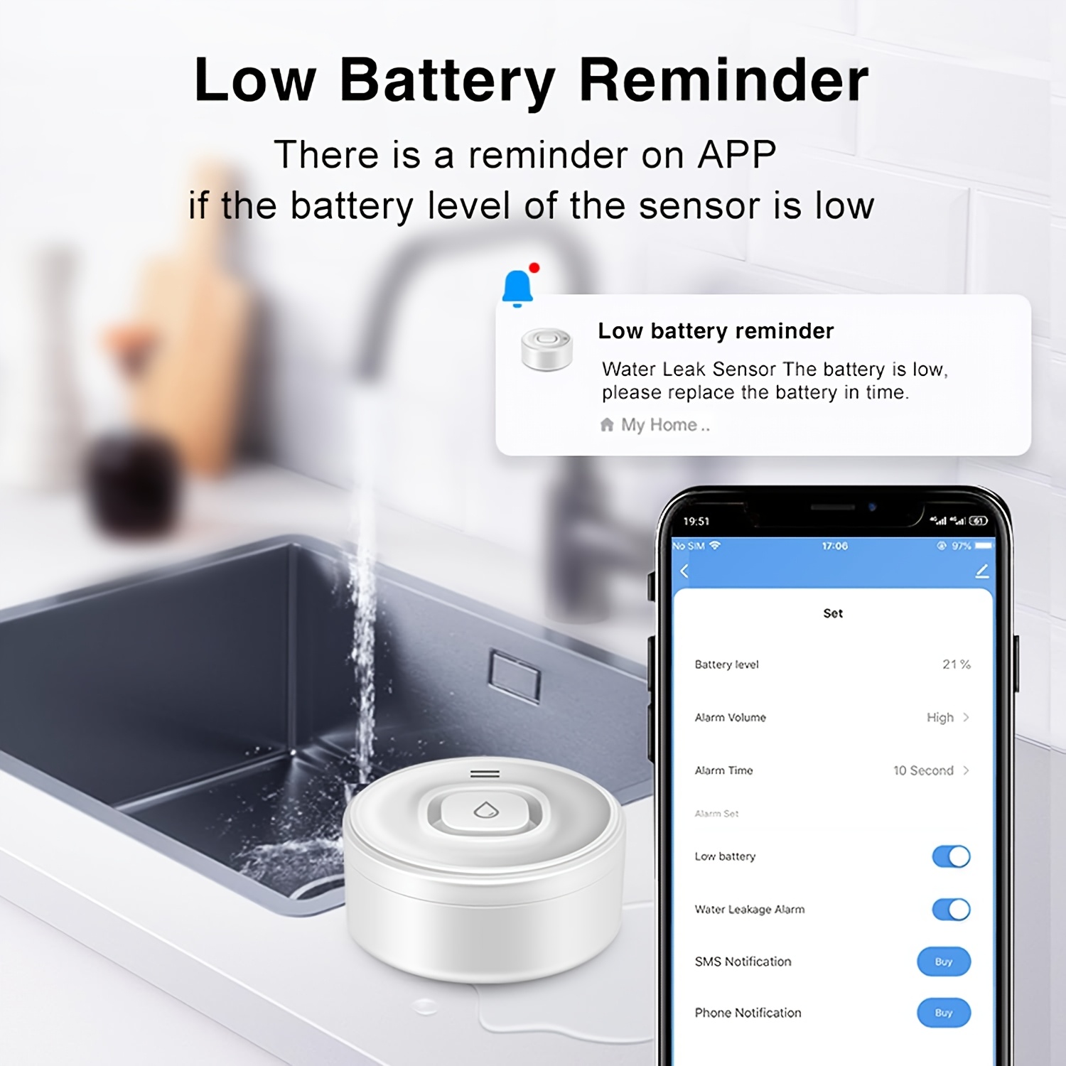 YNF Smart WiFi Water Leak Dete – Smart Home Ynf recenzja i cena