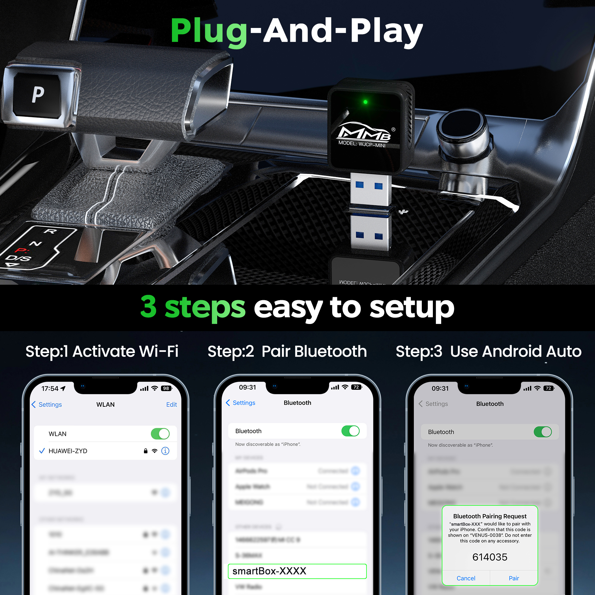 MMB Mini Wireless Apple CarPla – Smart Home Iot recenzja i cena