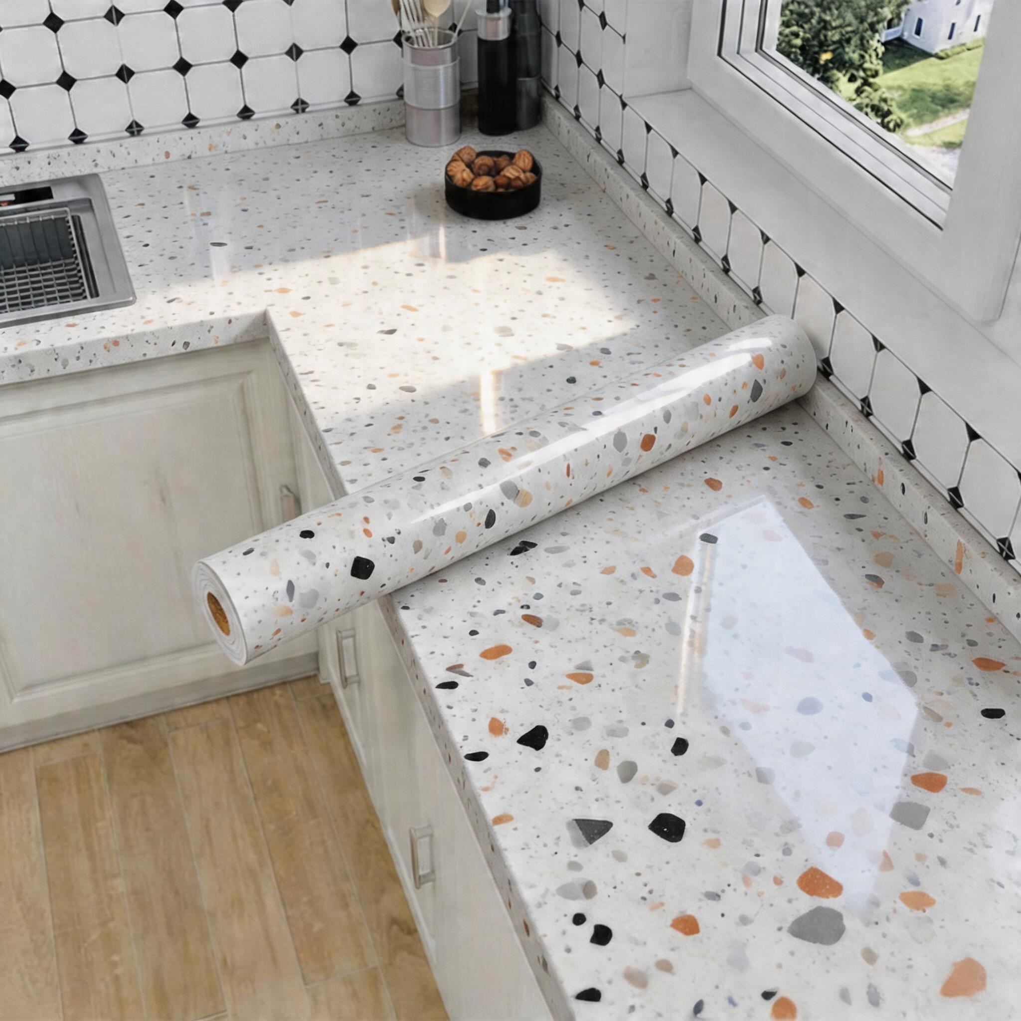 60cm Width Marble Vinyl Self A – Smart Home Film recenzja i cena
