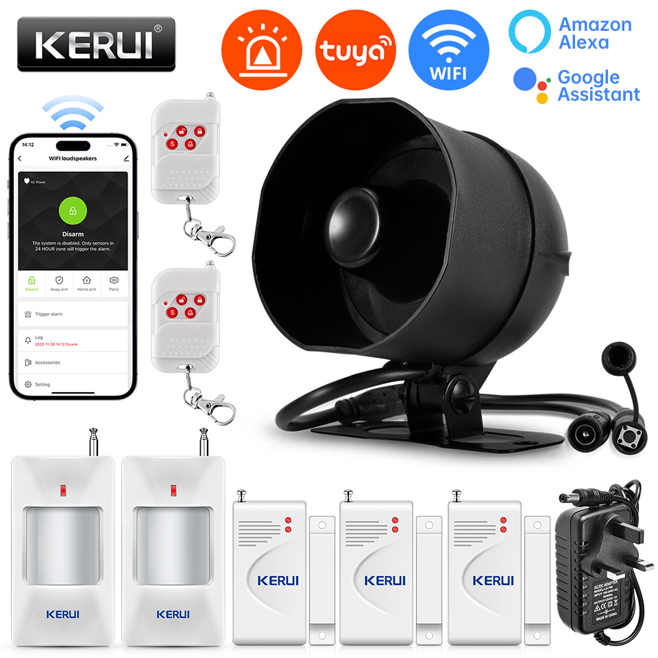 KERUI 120db Siren Alarm System – Home Automation Kit recenzja i cena