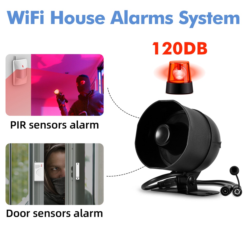 KERUI 120db Siren Alarm System – Home Automation Kit recenzja i cena
