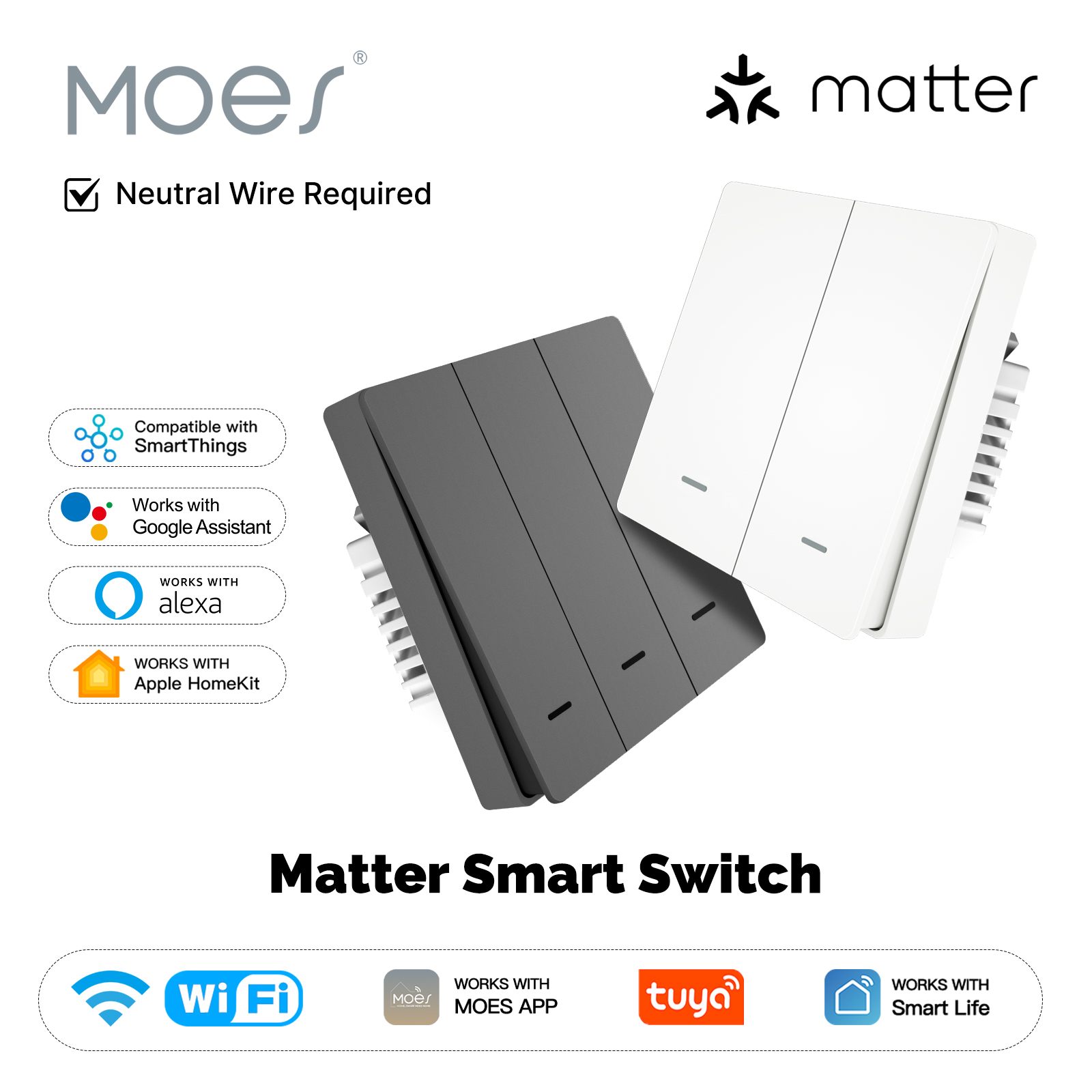 MOES Matter Tuya WiFi Smart Li – Smart Home Moes recenzja i cena