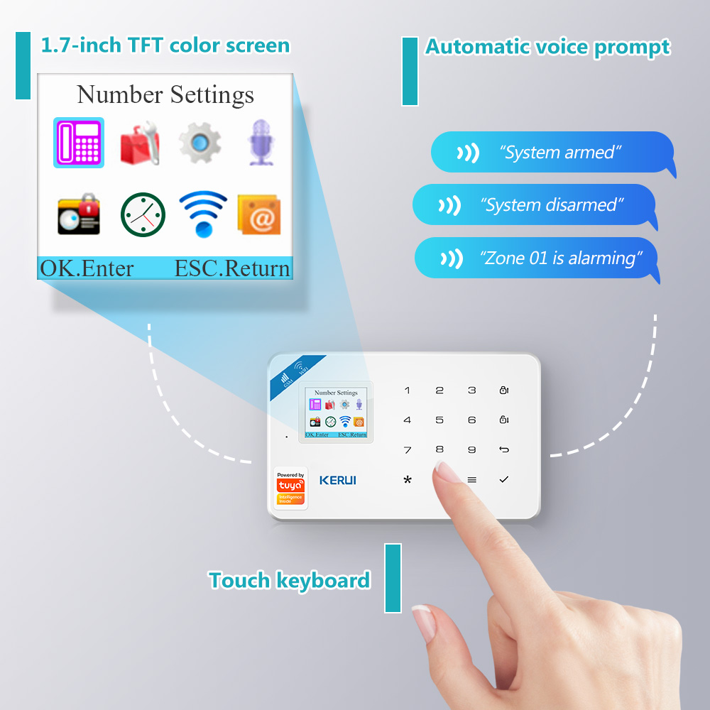 KERUI W181 Alarm System Secutr – Home Automation Kit recenzja i cena
