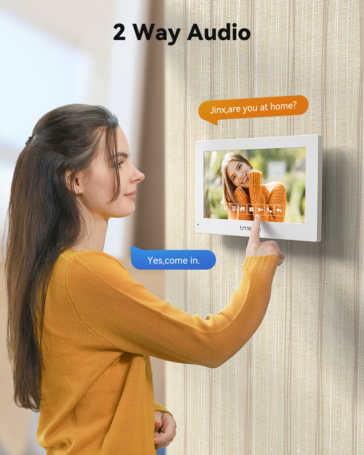 7 Inch Tuya APP 1080P wireless – Smart Home Video Doorbell App recenzja i cena