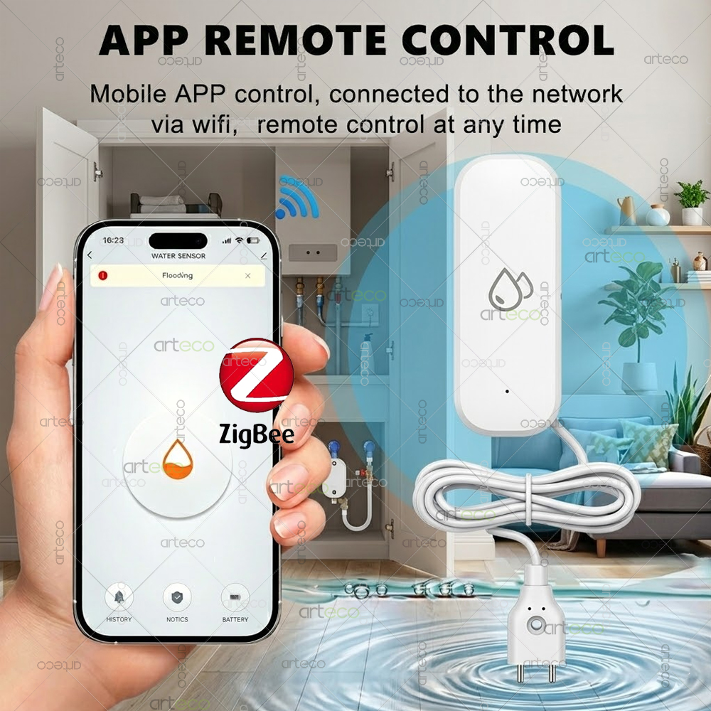 Zigbee Water Leak Detector Sma – Smart Home Green recenzja i cena