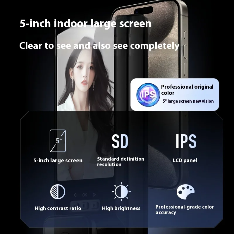 TLF For S93 Smart Door  Wooden – Smart Home Security recenzja i cena