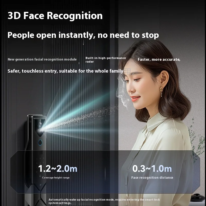 TLF For S93 Smart Door  Wooden – Smart Home Security recenzja i cena