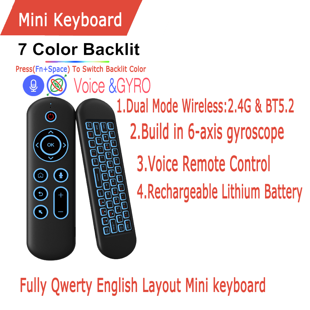 Remote Control Air Mouse Voice – Smart Home Keyboard recenzja i cena