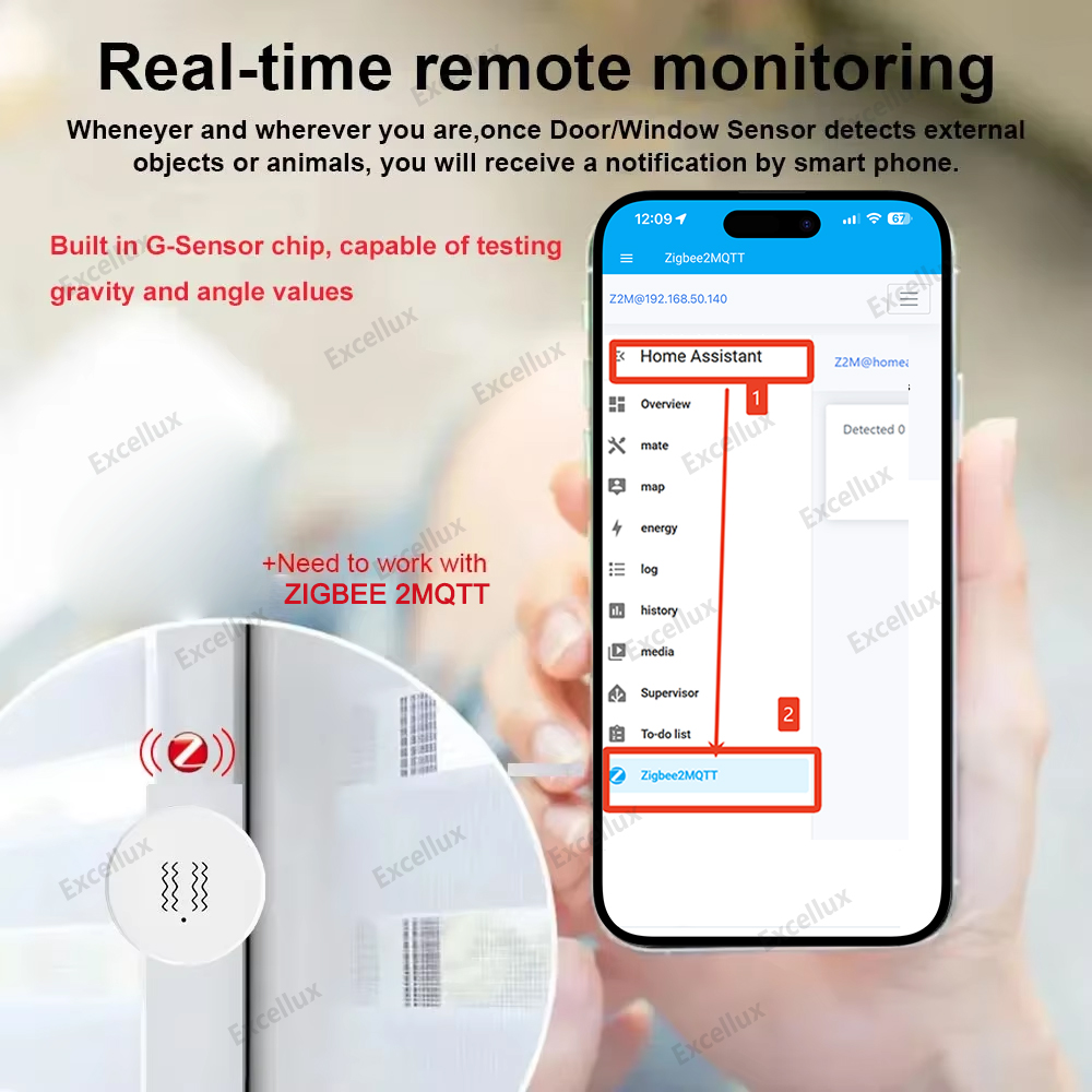 Zigbee 3.0 Smart Vibration Sen – Smart Home Security recenzja i cena