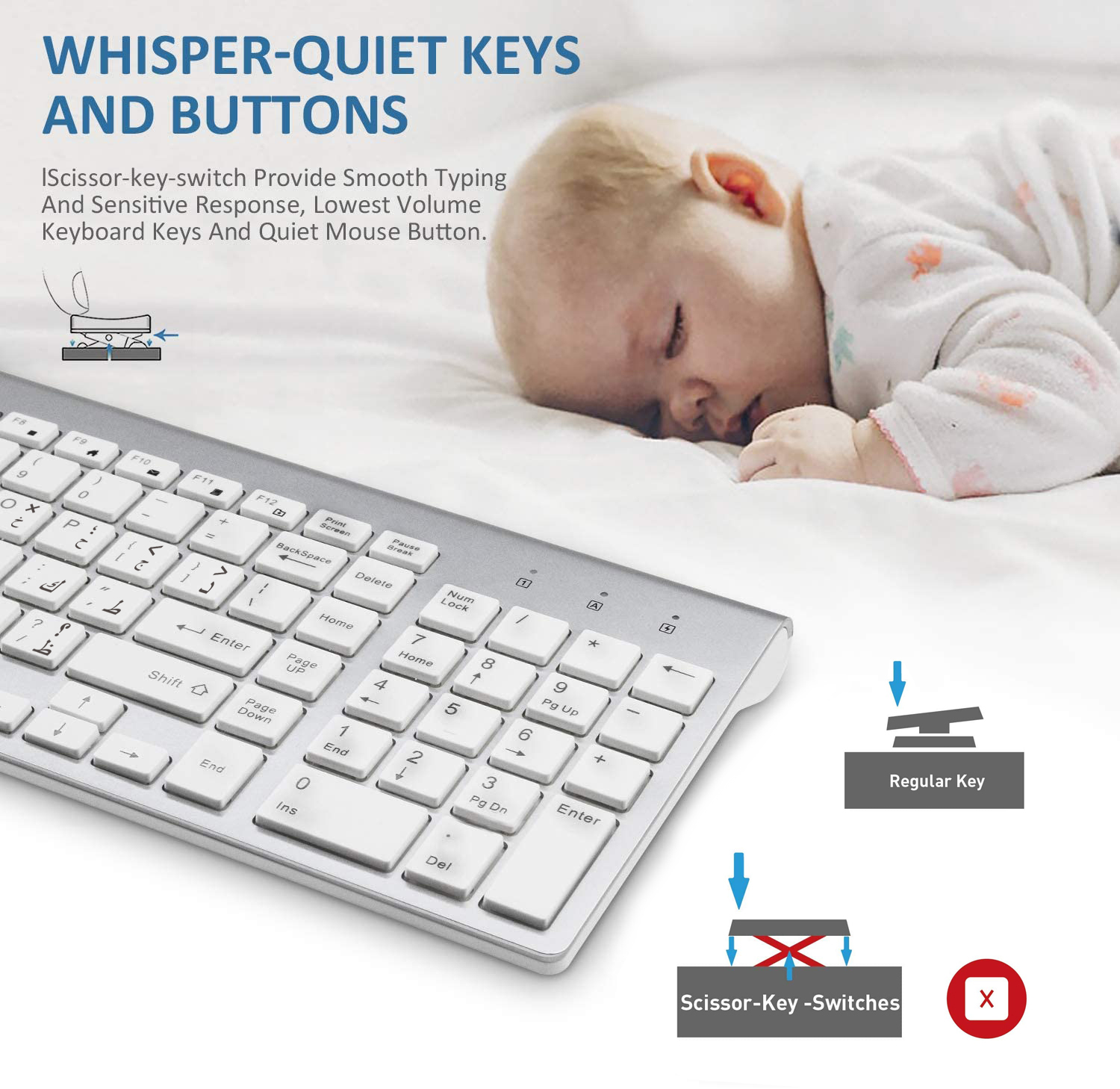Arabic Enghish Character Slim  – Smart Home Keyboard recenzja i cena