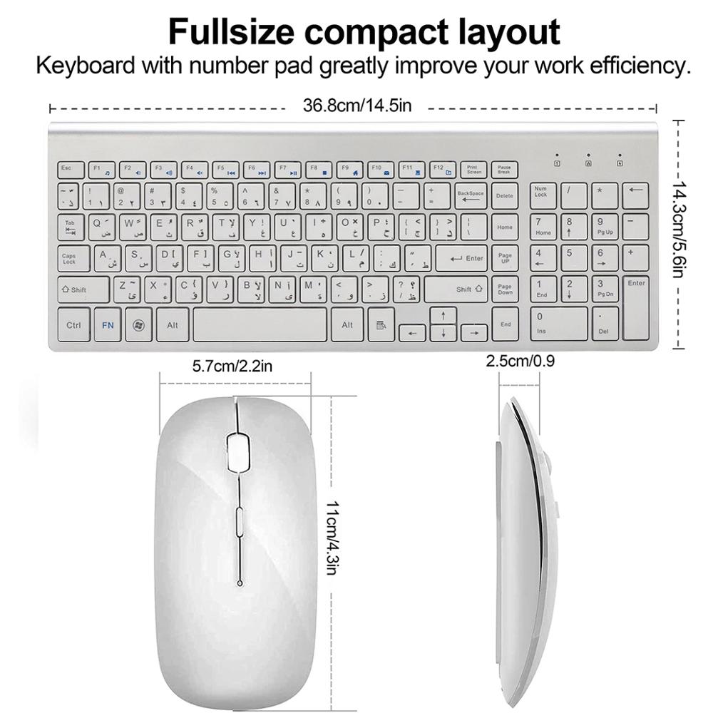 Arabic Enghish Character Slim  – Smart Home Keyboard recenzja i cena